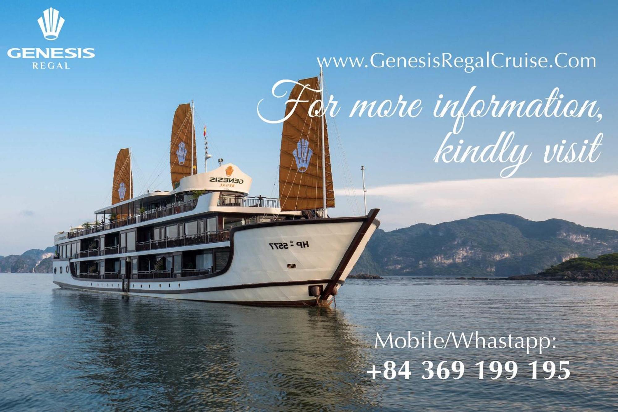 Hotel Genesis Luxury Regal Cruises Ha Long Exterior foto